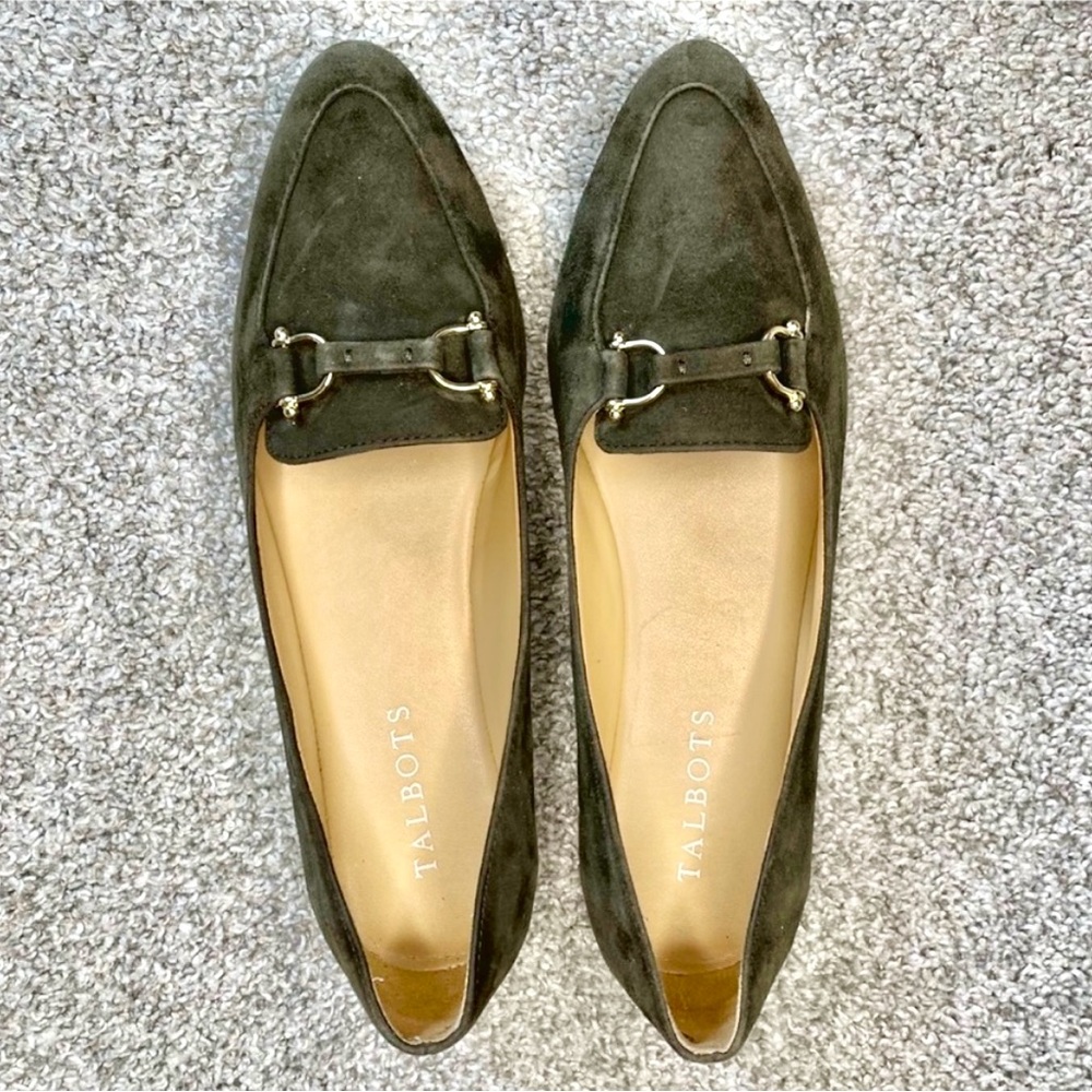 Suede Pointed Toe Flats From Talbots - image 1